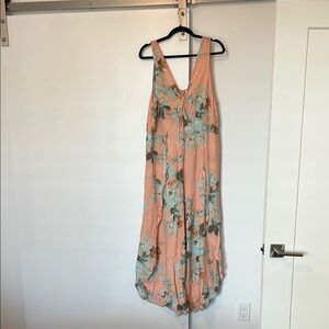 Floral Sleeveless Maxi Dress